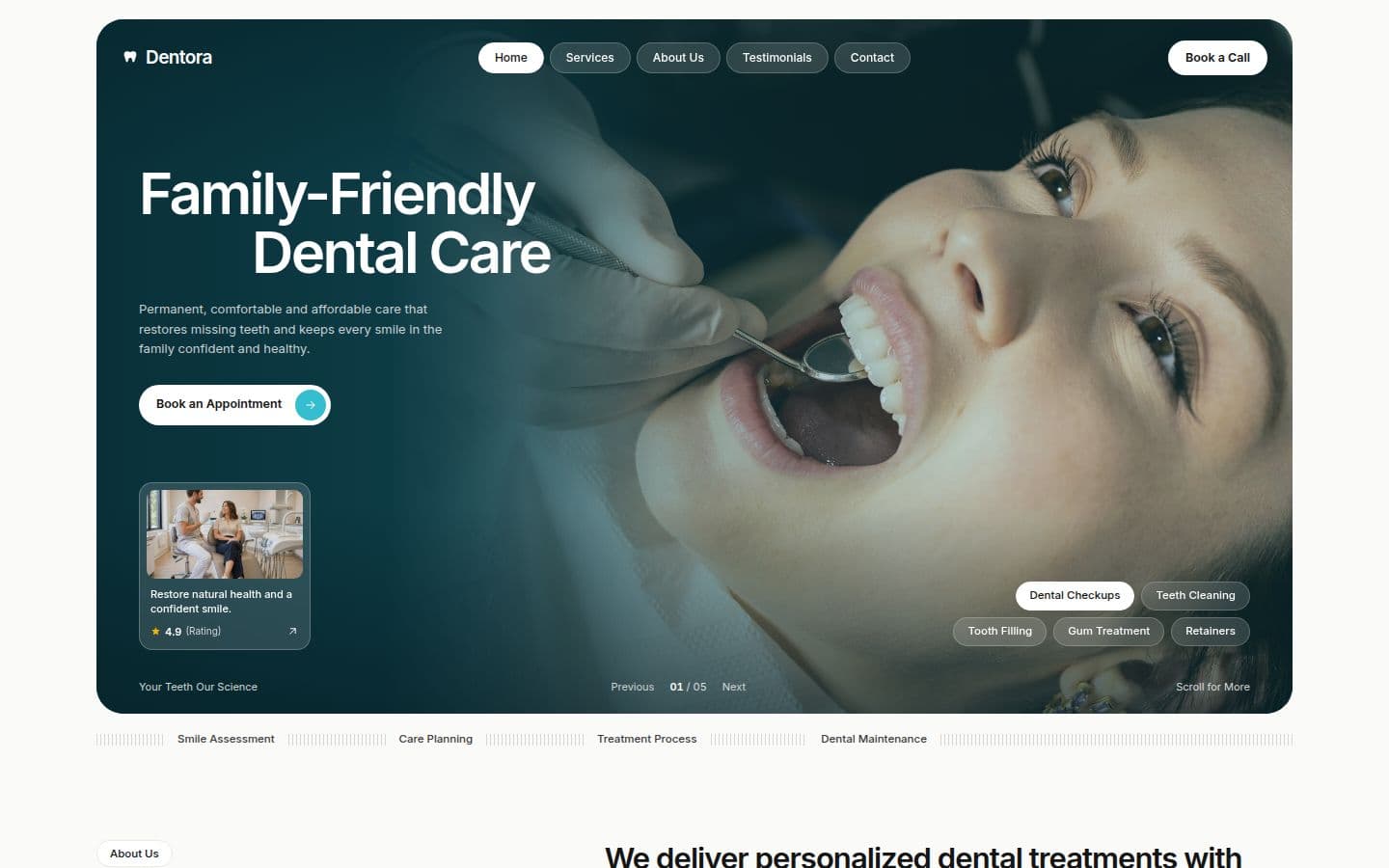 Prévia do modelo Dentora